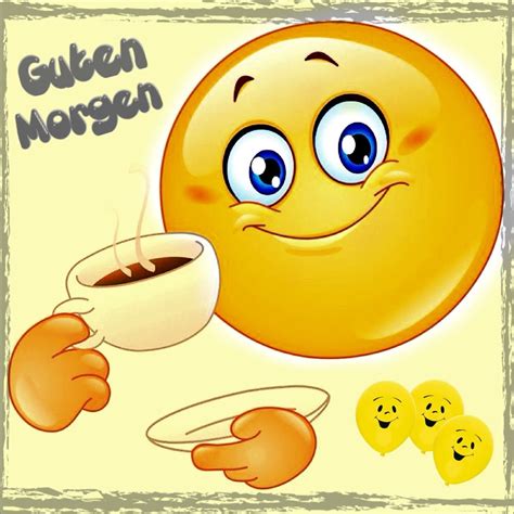 smiley guten morgen kaffee